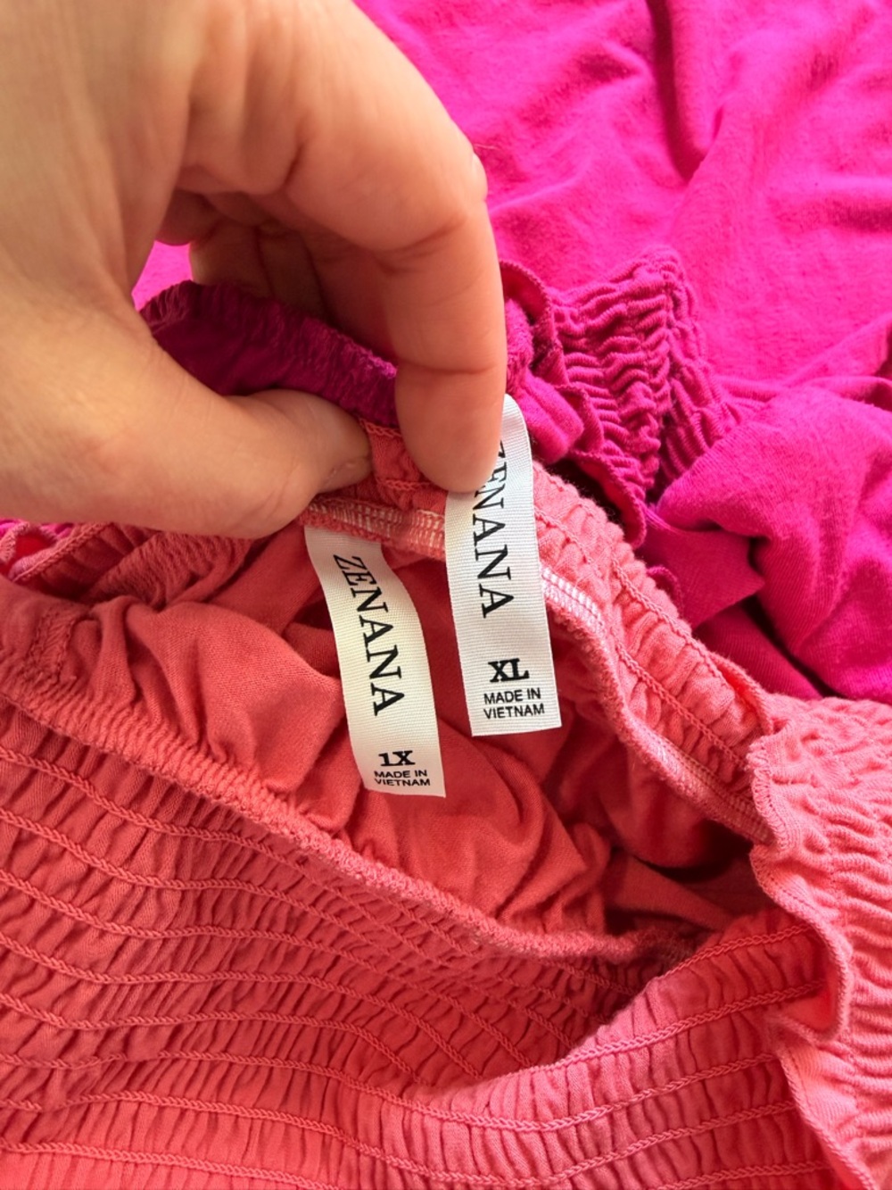 Zenana Outfitters Maxi Skirt Duo in Coral and Fuchsia - Picture 8 of 12